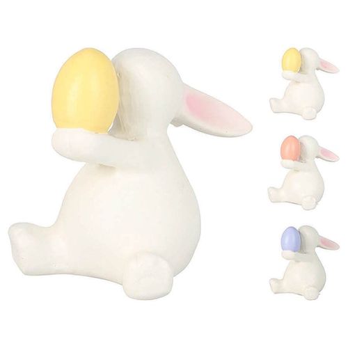 cumpără Decor H&S 54813 Statueta Iepure cu ou 10x10cm în Chișinău 