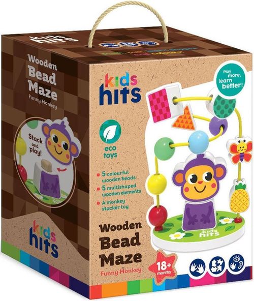 cumpără Joc de logică Kids Hits KH20/077 Деревянный лабиринт Funny Monkey în Chișinău 