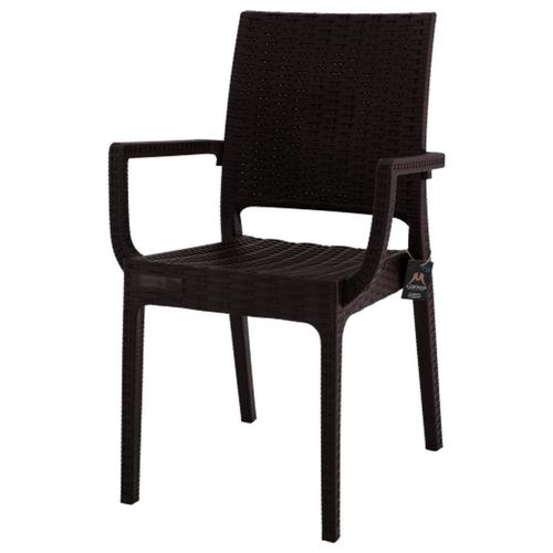 купить Стул Hydro S Пластиковый стул Elit, 58x62x88, Коричневый в Кишинёве 