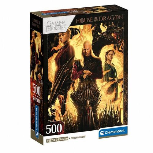 купить Пазл Clementoni Puzzle 500 House of Dragon (35548) в Кишинёве 