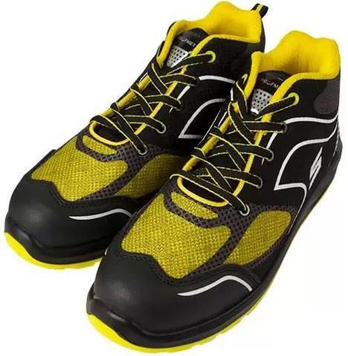 купить Спецобувь Profmet 345990 Рабочие ботинки из нейлонового трикотажного полотна, размер 40, уровень защиты S3, цвет: чёрный/жёлтый в Кишинёве 