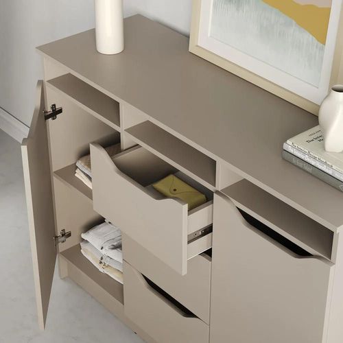 купить Комод MebelStar 1200 LILU 121x40x89 Cashmere (MBS-1298) в Кишинёве 