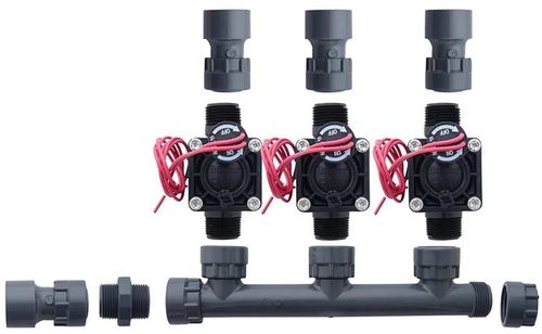 купить Блок управления поливом Hunter Industries PGV-100-GB Электромагнитный клапан, D1", FI/FI, пластик в Кишинёве 