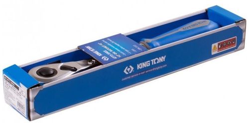 cumpără Unealta de mana King Tony 4773-10GS трещотка 90зубца, 1/2", 262мм, с кнопочной фиксацией, резин.рукоятка în Chișinău 
