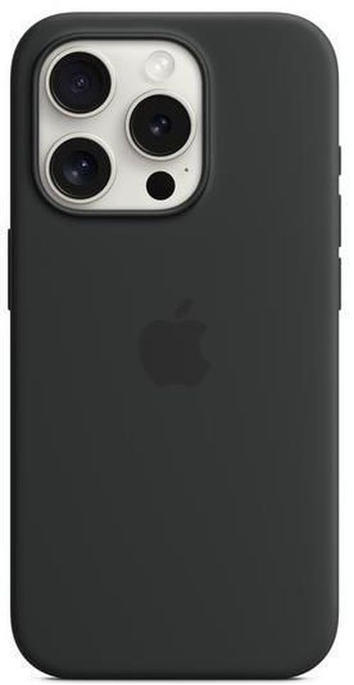 купить Чехол для смартфона Apple iPhone 15 Pro Silicone MagSafe Black MT1A3 в Кишинёве 