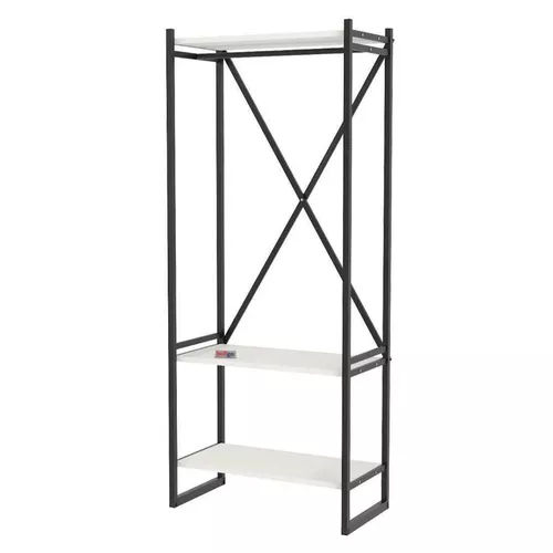 купить Вешалка для одежды Nex Home Прихожая, 66x35x160 см, Белый (21-15-01) в Кишинёве 