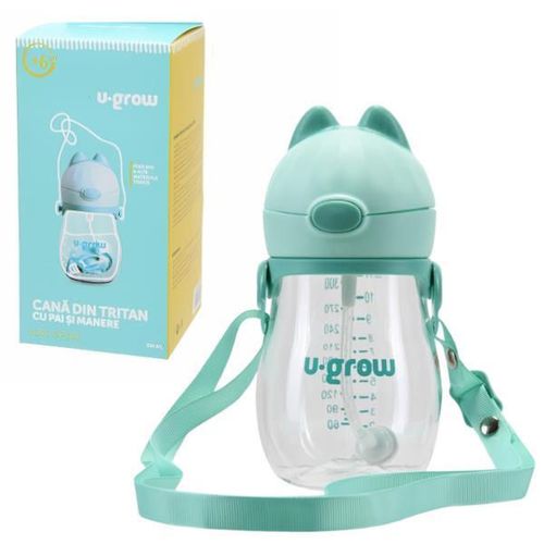 купить Поильник U-Grow UG05-SIP330 Cana cu pai si curea, 330 ml в Кишинёве 