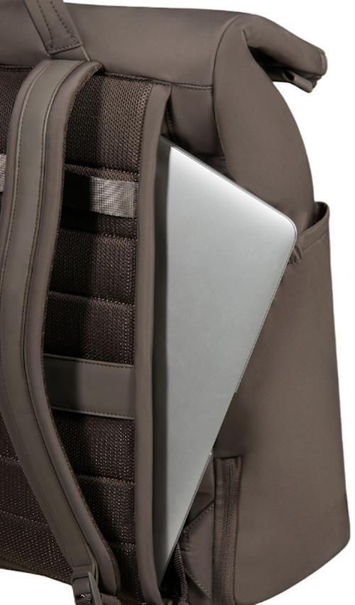 cumpără Rucsac pentru oraș Samsonite Essentis Rolltop Bp 15.6 Dark Taupe (161266/8017) în Chișinău 