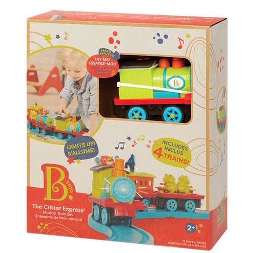 купить Игрушка Battat BX2184Z Setul de tren Critter Express, 57831 в Кишинёве 