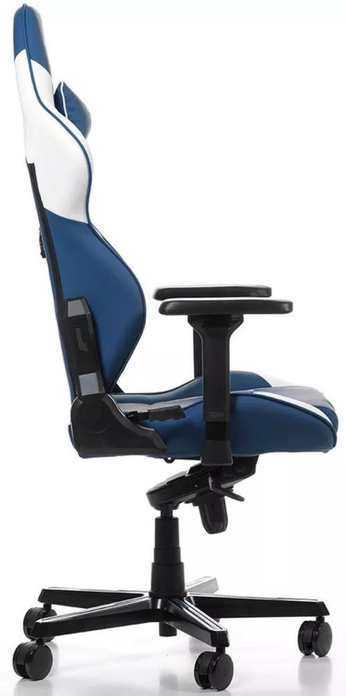 купить Офисное кресло DXRacer Gladiator GC-G001-BW-BX2, Blue/White в Кишинёве 