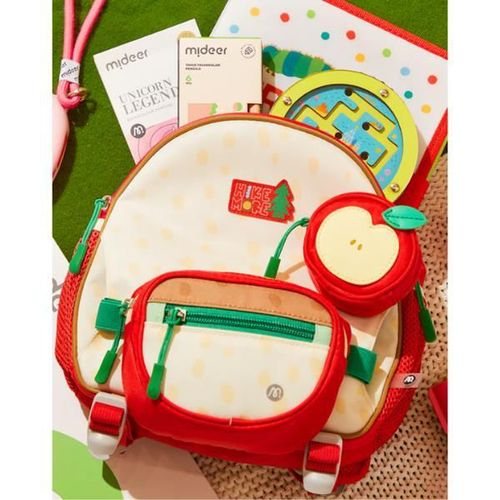 купить Детский рюкзак Mideer MD2295 Măr roșu 3în1, mărimea S в Кишинёве 