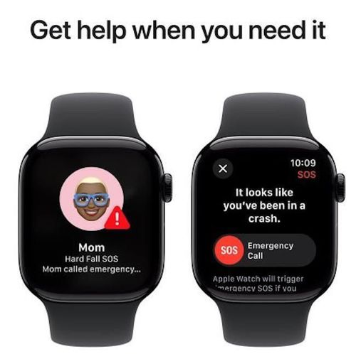 cumpără Ceas inteligent Apple Watch Series 10 GPS 42mm Jet Black Aluminium Case with Black Sport Band - M/L MWWF3 în Chișinău 