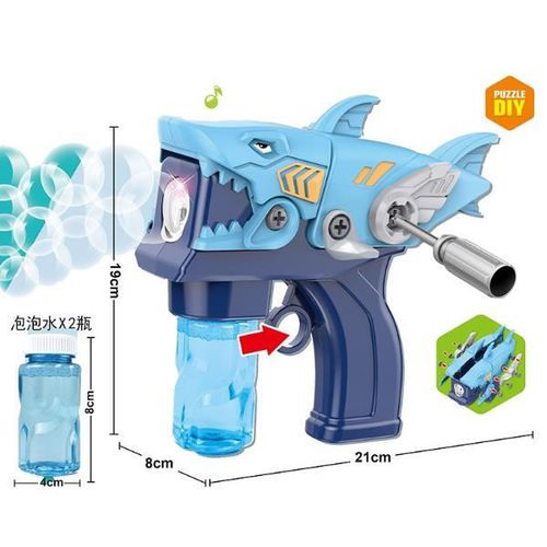 купить Игрушка Essa P81268 Suflantă-constructor cu bule Rechin-pistol в Кишинёве 
