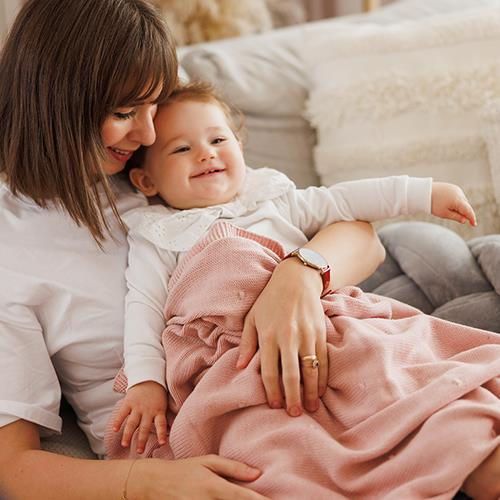 cumpără Lenjerie de pat pentru copii BabyOno 1671/01 Patura de bumbac cu captuseala de flanel (roz) în Chișinău 