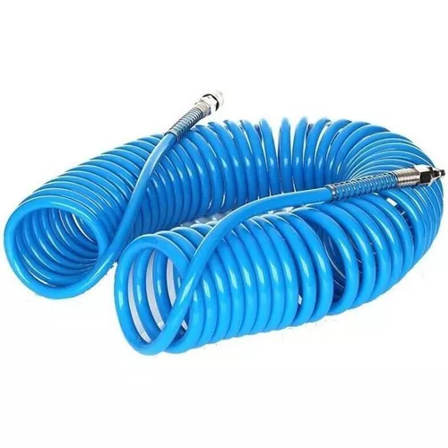 cumpără Furtun de înaltă presiune Technoworker Furtun de aer spiralat 6.5-10m (Albastru) (VOR56908) în Chișinău 