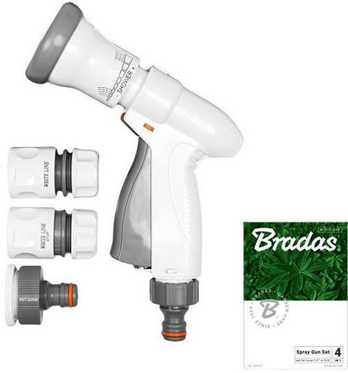 купить Пистолет-распылитель Bradas WL-EN8TSET Пистолет + набор (4 эл.) White Line в Кишинёве 