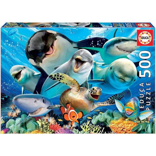 cumpără Puzzle Educa 17647 500 Underwater Selfies în Chișinău 