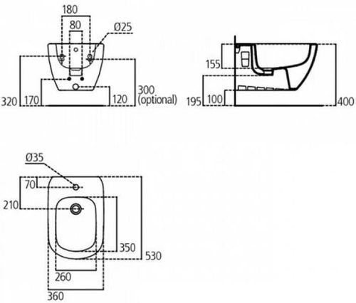 cumpără Bideu Ideal Standard Tesi T457001 în Chișinău 
