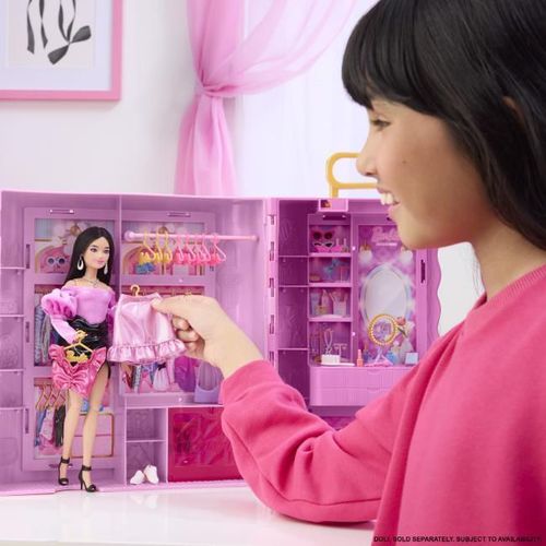 купить Кукла Barbie JJP01 Гардероб Делюкс в Кишинёве 