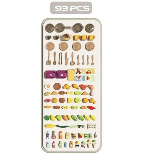 купить Игрушечная кухня и посуда New World 888C Set de bucatarie multifunctional, 93 elemente, cod 922050 в Кишинёве 