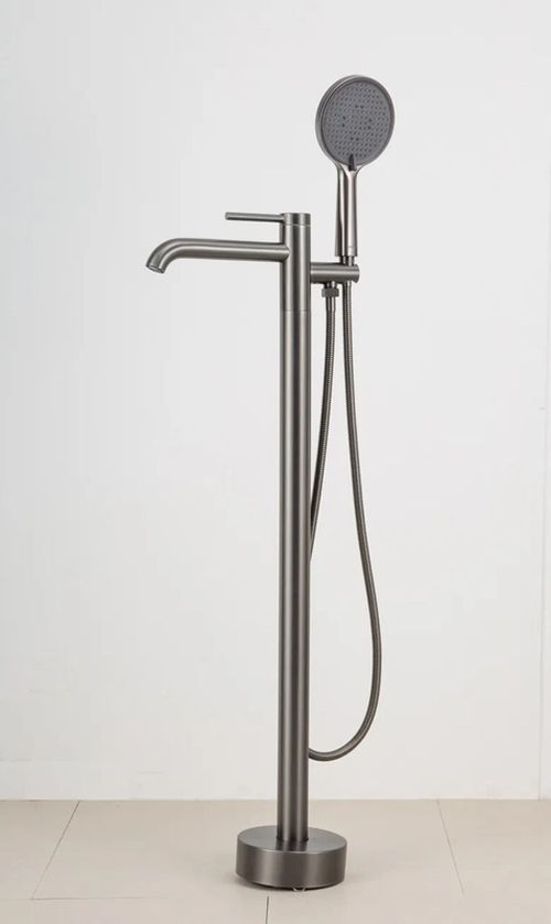 cumpără Baterie pentru cadă Gappo G3006-9 Grafit cada Freestanding în Chișinău 