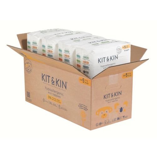 Scutece eco hipoalergenice Kit&Kin 5 (11+ kg) 120 buc 