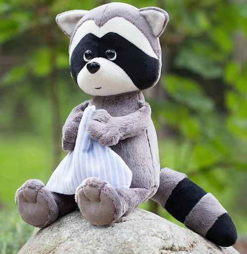 cumpără Jucărie de pluș Orange Toys OS616/20 Denny the Raccoon with towel 20cm în Chișinău 