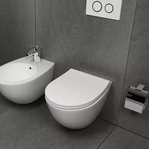 cumpără Vas WC QuarterBath Concorde Rimless подвесной în Chișinău 