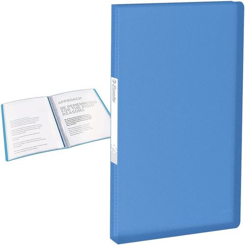 купить Папка для документов Esselte 623990 Mapa cu folii A4, 20 folii, albastra в Кишинёве 