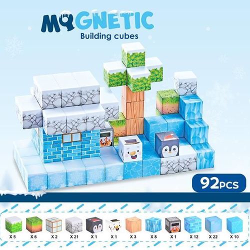 cumpără Set de construcție Essa CH1264 Căsuța de zăpadă, 92piese în Chișinău 