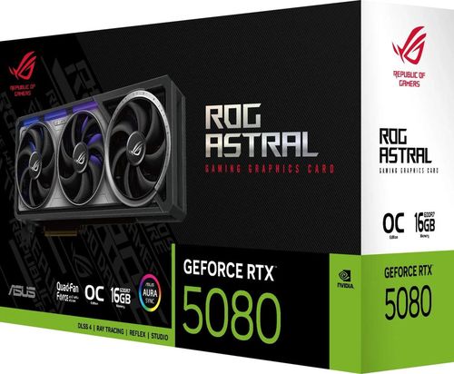 cumpără Placă video ASUS ROG-ASTRAL-RTX5080-O16G-GAMING, GeForce RTX5080 16GB GDDR7 în Chișinău 