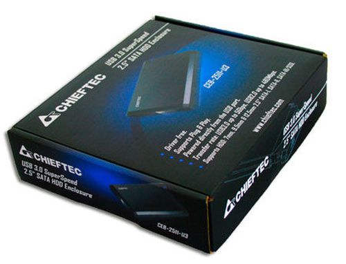 купить Внешний бокс HDD/SSD External Box Chieftec CEB-2511-U3, 2.5" SATA, USB 3.0 (carcasa externa pentru HDD/корпус внешний для HDD) в Кишинёве 