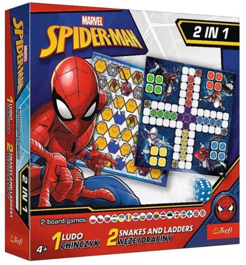 купить Настольная игра miscellaneous 10059 Joc de masa 2in1 Ludo/Snakes & Ladders Spider-Man 51175 в Кишинёве 