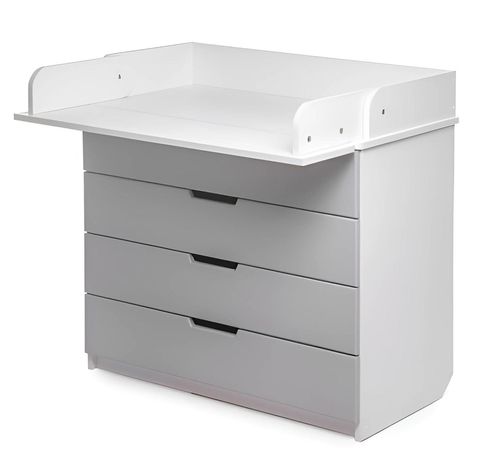купить Комод-пеленатор PernaMea HappyBaby 900 MDF Light Grey (114455) в Кишинёве 
