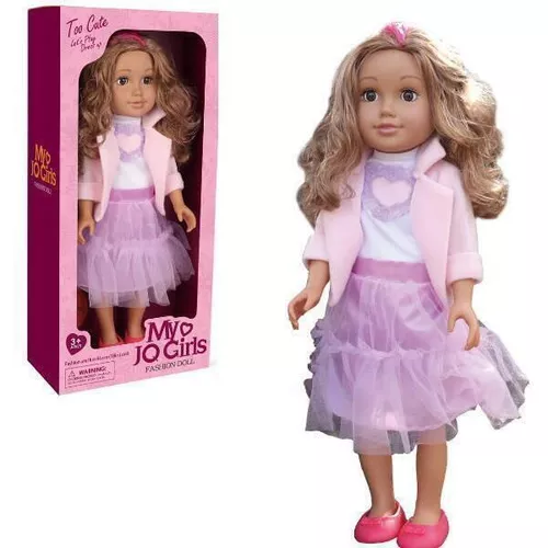 купить Кукла Essa 2228 Păpușa în rochie violetă, 45 cm в Кишинёве 