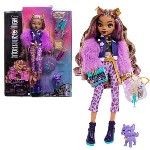 cumpără Păpușă Barbie HRP65 Set de joc Monster High Clawdeen Wolf, cu accesorii în Chișinău 