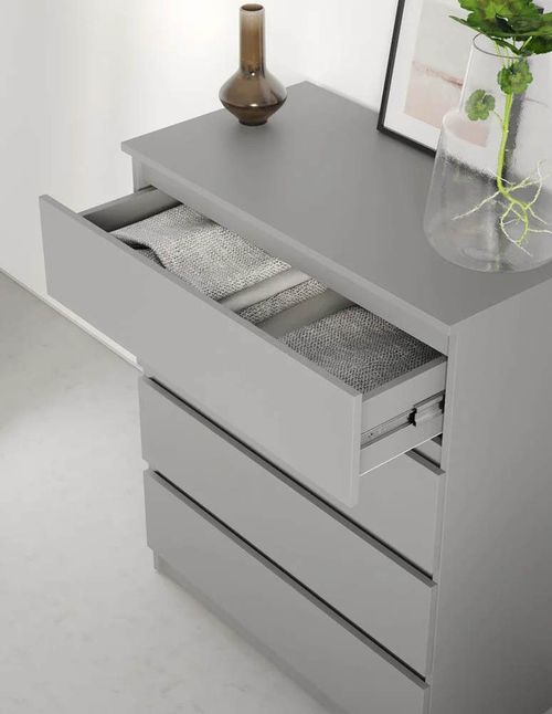 cumpără Comodă MebelStar NEO 4S 80x43x98 Grey (MBS-1079) în Chișinău 
