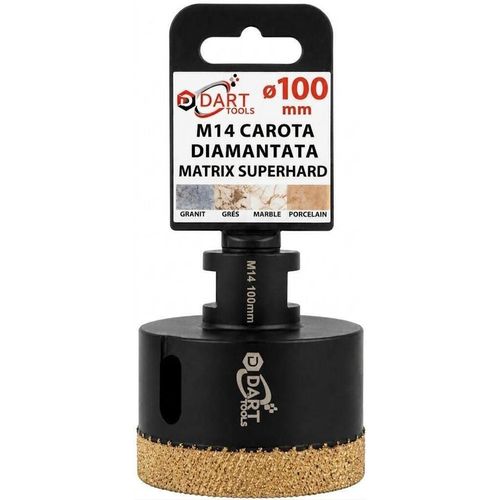 cumpără Set de tubulare, bite, duze Dart Tools 894219 Carota diamantata Matrix М14 100mm în Chișinău 