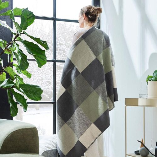 cumpără Textile de casă Ibena 2059/700 Jacquard Hamilton mith GOTS Zertifikat Green în Chișinău 