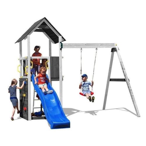 купить Детская площадка Fungoo CAROL-2 grey&white painted в Кишинёве 