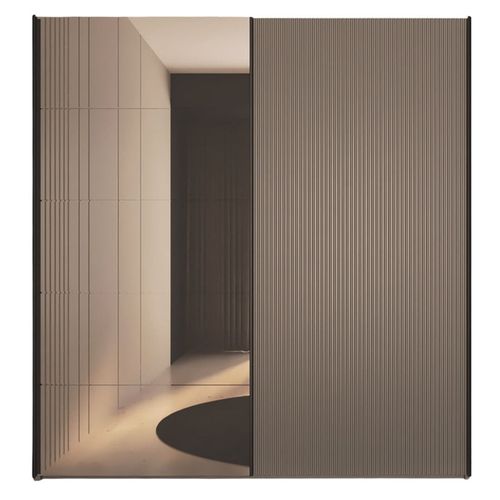 купить Шкаф Bayro Top Line Napoli 2000x2300x580 серый камень, купе (604786) в Кишинёве 