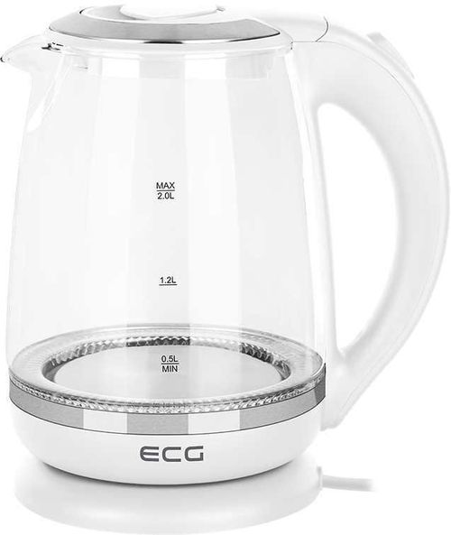 купить Чайник электрический ECG RK 2020 White Glass в Кишинёве 