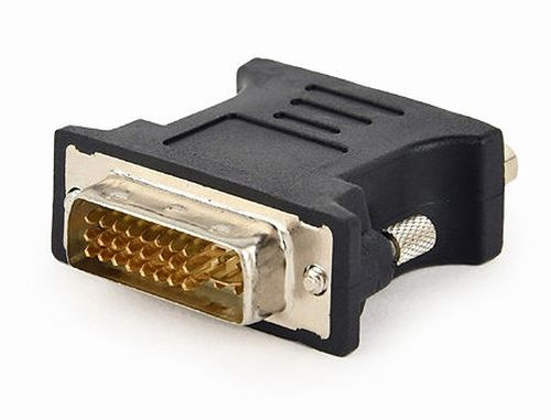 купить Gembird A-DVI-VGA-BK, adapter DVI-A 24-pin male to VGA 15-pin HD (3 rows) female (Переходник) в Кишинёве 