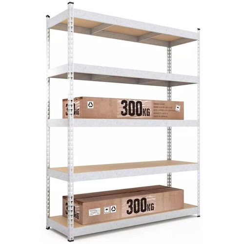 купить Cтеллаж складской Nex Home Raft metalic Titan 2160x1200x800 mm, 5 nivele MDF, galvanizat в Кишинёве 