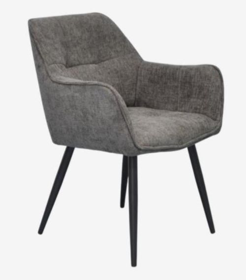 купить Комплект стол и стулья Evelin di Costacurta стол DT-405-6B + 4 стула YTC-090B Dark grey в Кишинёве 