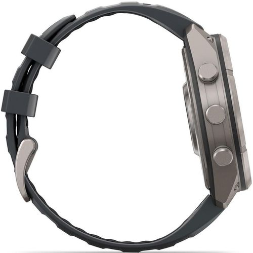 cumpără Ceas inteligent Garmin Fenix 9 Pro, 47mm, inReach,Ti w/Gpt/Bk bnd (010-04336-21) în Chișinău 