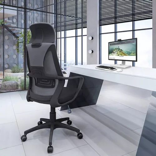 cumpără Fotoliu de birou Jumi CM-270695 Futura, Negru/Gri în Chișinău 