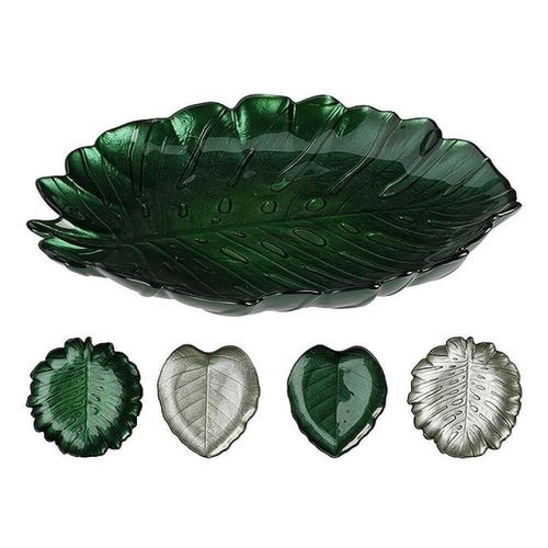 купить Тарелка Excellent Houseware 17113 Platou de servire 18cm/21cm, Frunza tropicala (în asort.) в Кишинёве 