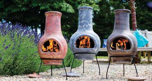 купить Товар для пикника La Hacienda ESSENTIALS Clay Chiminea Large в Кишинёве 