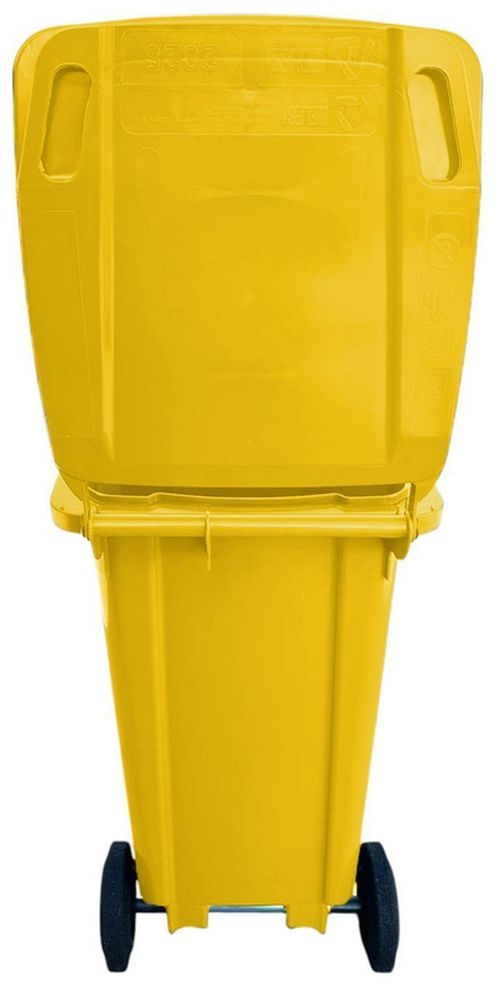 купить Урна для мусора Uniplast 37236 Cos pentru transportarea deseurilor 240L pe roti (galben) HE в Кишинёве 